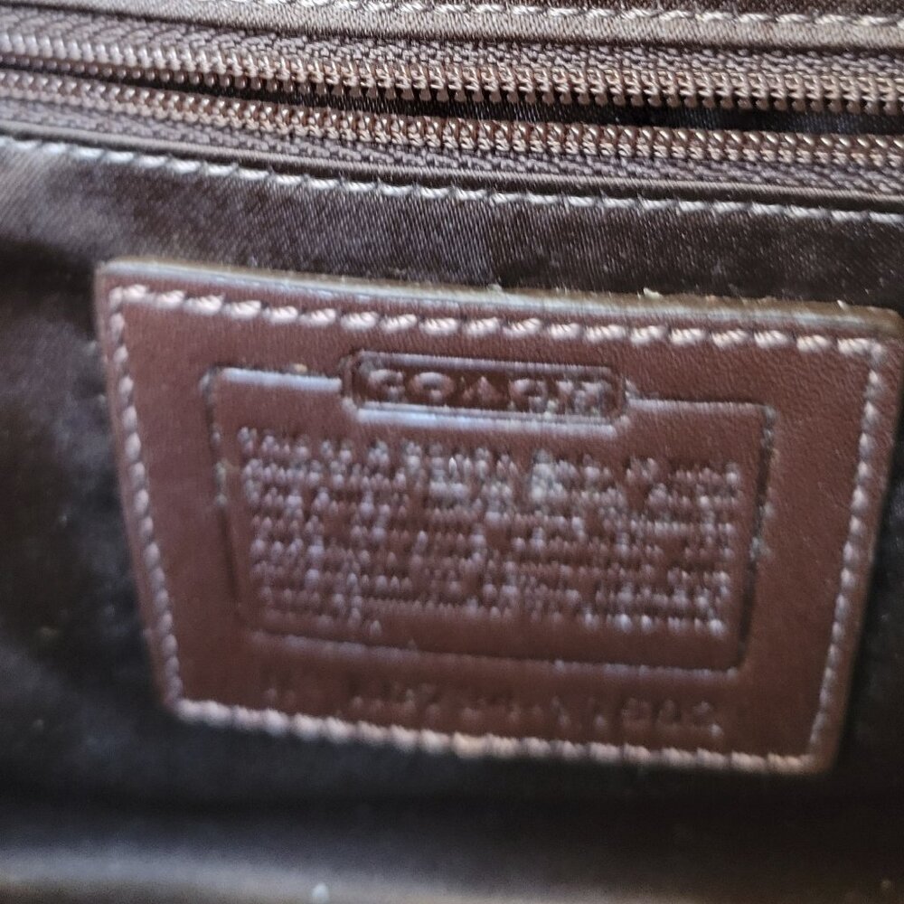 Vintage Coach Ergo Signature Flap Hobo Shoulder Bag - Picture 11 of 13